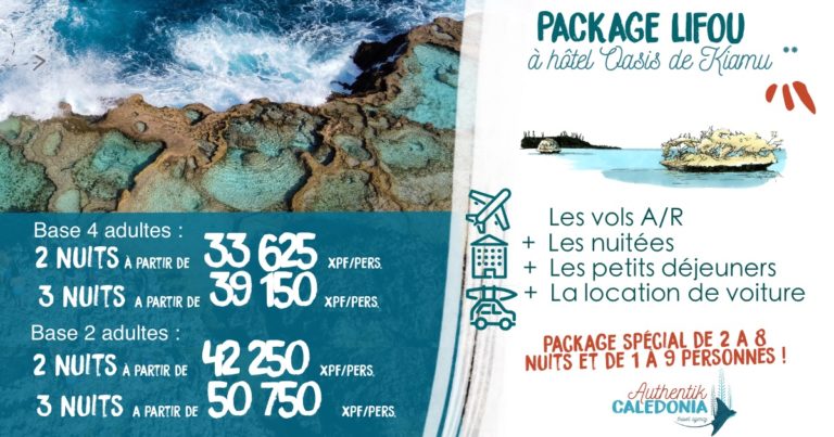 Lifou – package tout inclus – L’île qui danse avec ses invités…