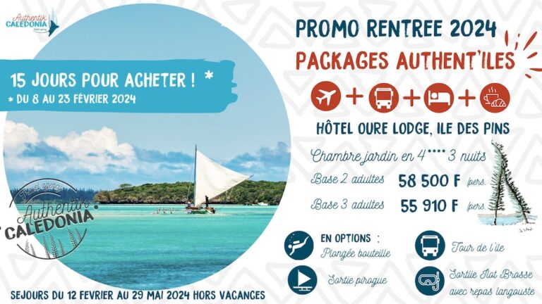 Promo rentrée 2024  Découvrez la petite Île des Pins !